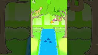 somebody help Lazy sloth river crossing shorts games gameplay ytshorts [upl. by Sig]