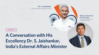 A Conversation with His Excellency Dr S Jaishankar India’s External Affairs Minister [upl. by Lered]