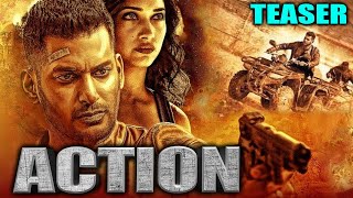 Action 2020 Official Teaser Hindi Dubbed  Vishal Tamannaah Aishwarya Lekshmi [upl. by Xyno41]