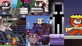 Dan the man All bosses except Halloween [upl. by Aticilef74]