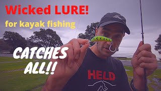 Awesome Kayak trolling lure for Snapper and Kahawai  Stump Jumper Lure Review [upl. by Anayk]