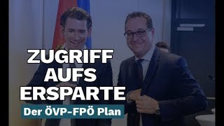 ÖVP und FPÖ wollen auf Erspartes zugreifen [upl. by Tenner]