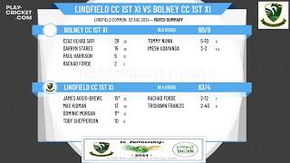 Lindfield CC 1st XI v Bolney CC 1st XI [upl. by Samale]