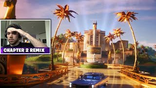 Mongraal REACTS to Fortnite CHAPTER 2 REMIX EVENT [upl. by Noremak]