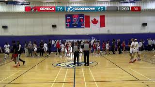 OCAA Womens Basketball 🏀 Seneca  George Brown 20241112 [upl. by Aicnorev]