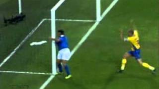 Euro 2004  Ibrahimovic goal [upl. by Nnasor]