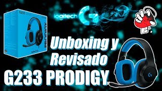 Unboxing review auriculares G233 Prodigy de Logitech  Español [upl. by Nairbo]