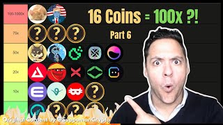 🔥16 TOP Crypto Coins with 1001000x Potential   Part 6🚀 [upl. by Lauro]