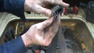 AirCooled Vanagon Cooling Tin Seal Replacement ft Karmann Vandiego [upl. by Eadrahs]