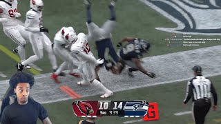 FlightReacts Cardinals vs Seahawks 2023 Week 7 Highlights [upl. by Ahselrac]