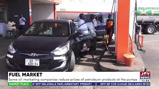 Fuel Market Some oil marketing companies reduce prices of petroleum products at the pumps [upl. by Yesiad]