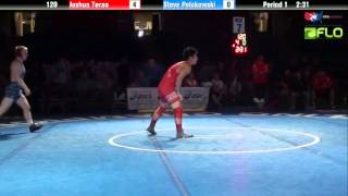 Junior 120  Joshua Terao Hawaii vs Steve Polakowski Illinois [upl. by Nivrad452]