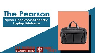 17quot Nylon Expandable Double Compartment Laptop Briefcase  THE PEARSON  McKleinUSA [upl. by Alyel776]