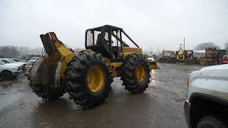 1252 • John Deere 640D Turbo Cable Skidder for sale [upl. by Ailana]