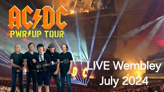 ACDC PWR UP Tour 2024 Live at Wembley July 03rd 2024 [upl. by Samuela614]