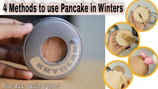 How to use Kryolan Pancake in Winters Dry Normal amp Oily Skin  Kryolan Professional makeup products [upl. by Tine963]