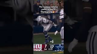 The Cowboys defense comes up big on Thanksgiving🔥🦃 [upl. by Laverna321]