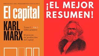 El CAPITAL de KARL MARX Resumen por capítulos [upl. by Gnilrac]