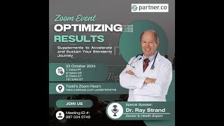 Optimize Your Slenderiiz Journey Supplements amp Expert Insights with Dr Ray Strand ｜PartnerCo [upl. by Formenti]