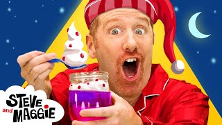 Yummy Ice Cream Finger Family Story for Kids with Steve and Maggie  Food and Family Song for Kids [upl. by Mitzl]