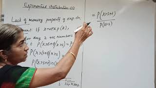 Exponential Distribution02 Lack of Memory Property and Some Problems [upl. by Vinia]