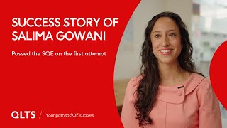 SQE Success Story Video of Salima Gowani – QLTS Schools Former Candidate [upl. by Osicran]