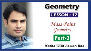 MASS POINT GEOMETRY in Hindi amp English  Problems amp Solutions for SSC  Part  2 [upl. by Wilmette]