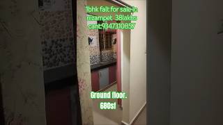 1bhk falt for sale in Hyderabad Nizampet 38lakhs [upl. by Arikat]