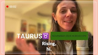 TAURUS ♉️ quotPivotal Month for Love Partnershipsquot” MONTHLY Horoscope  NOVEMBER 2024 [upl. by Alvar]