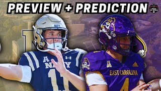 Navy vs East Carolina Preview  Prediction  Can Navy get back on Track  College Football 2024 [upl. by Cecilla]