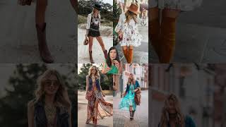 Boho chic moda fashion bohochic [upl. by Aillimat]