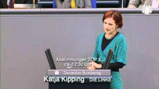 Katja Kipping DIE LINKE Bundeshaushalt bestätigt geplanten Verfassungsbruch bei Hartz IV [upl. by Clementina]