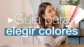 Cómo elegir los 🌈 COLORES para PINTAR una CASA  TIPS de COLOR en DISEÑO DE INTERIORES [upl. by Alphonsa]