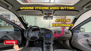 Saab 95 Headunit Upgrade Atoto A6 Performance [upl. by Petromilli]