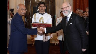 Envoys of six nations present credentials to President Kovind at Rashtrapati Bhavan [upl. by Nisbet]