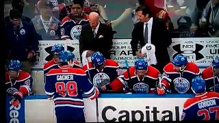 Taylor Hall spraying coach Dallas Eakins [upl. by Dene]