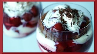 Weihnachtsdessert  Schwarzwälder Kirsch im Glas Rezept Dessert [upl. by Merriam]