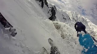 Big Fall on Harakiri Austria’s Steepest Slope Shot on GoPro [upl. by Nnav11]