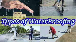 what is waterproofing  Types of waterproofing  Building material  Civil Engineering  Shiwani Jha [upl. by Marteena]