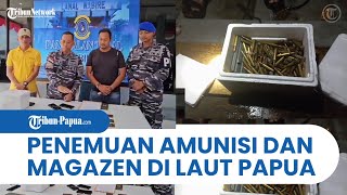 GEGER TNIAL Amankan Ratusan Peluru dan 4 Magazen di Laut Nabire Papua Tengah [upl. by Akemed]