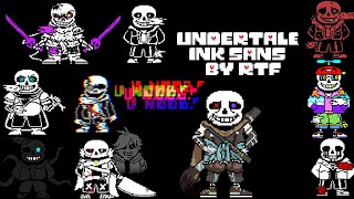 Ink Sans noob mode Fight by rtf [upl. by Melesa]