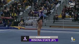 Courtney Knutson Winona State 2023 Floor [upl. by Raama]