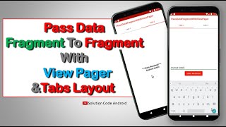 How to pass data between each Fragment in ViewPager and refresh the Fragment interface\pass data [upl. by Eiahpets]