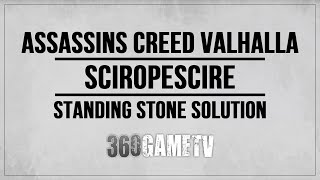 Assassins Creed Valhalla Sciropescire Standing Stone Solution  Mycel Fold Standing Stone Puzzle [upl. by Ahsena]