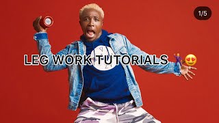 HOW TO LEGWORK  DANCEGOD TUTORIALS  THREE TYPES OF LEGWORK [upl. by Enilram]