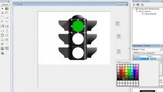 como hacer un semáforo en visual basic 60 [upl. by Nivart]