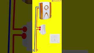 Power Supply Door Bell Connection⚡️ youtubeshortselectricalelectricityconnectionvideohighlights [upl. by Enomaj331]