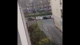 RAW Deleted Paris footage at scene of shooting at Charlie Hebdo HQ [upl. by Dimo]