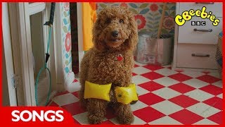 CBeebies Songs  Waffle The Wonder Dog  Swimming Song [upl. by Aikel800]