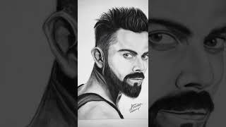 Virat kohli portrait👑🤍viratkohli portrait viralshorts trendingshorts [upl. by Lyndon]